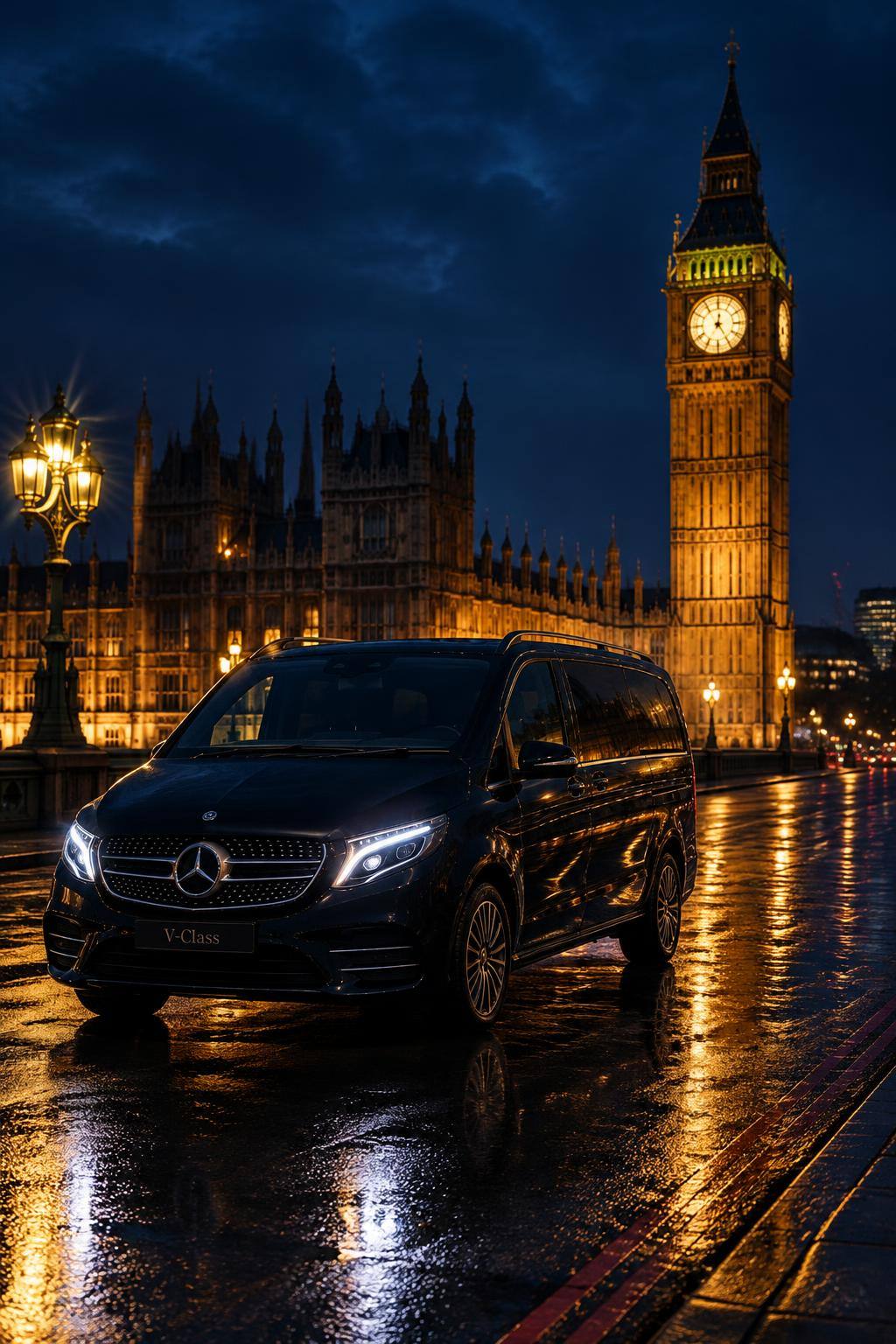 VIP transfer van in London
